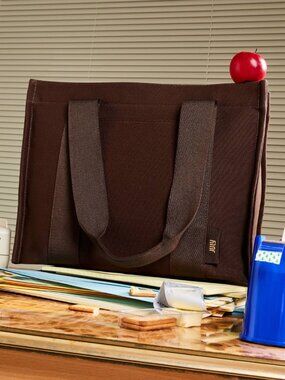 July Everyday Tote – Small | Dark Brown | Brand New in Box